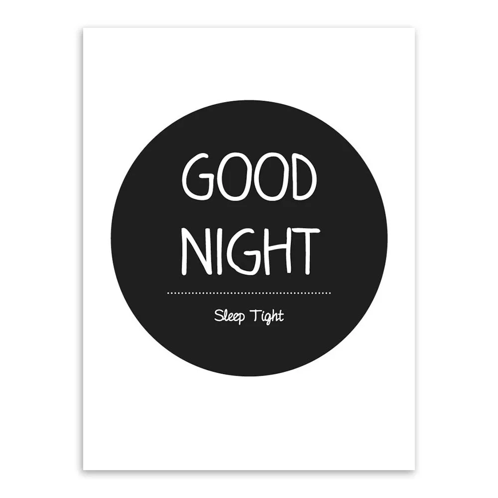 Хорошая ночь плакаты и принты искусство на стену желтая картина черном холсте