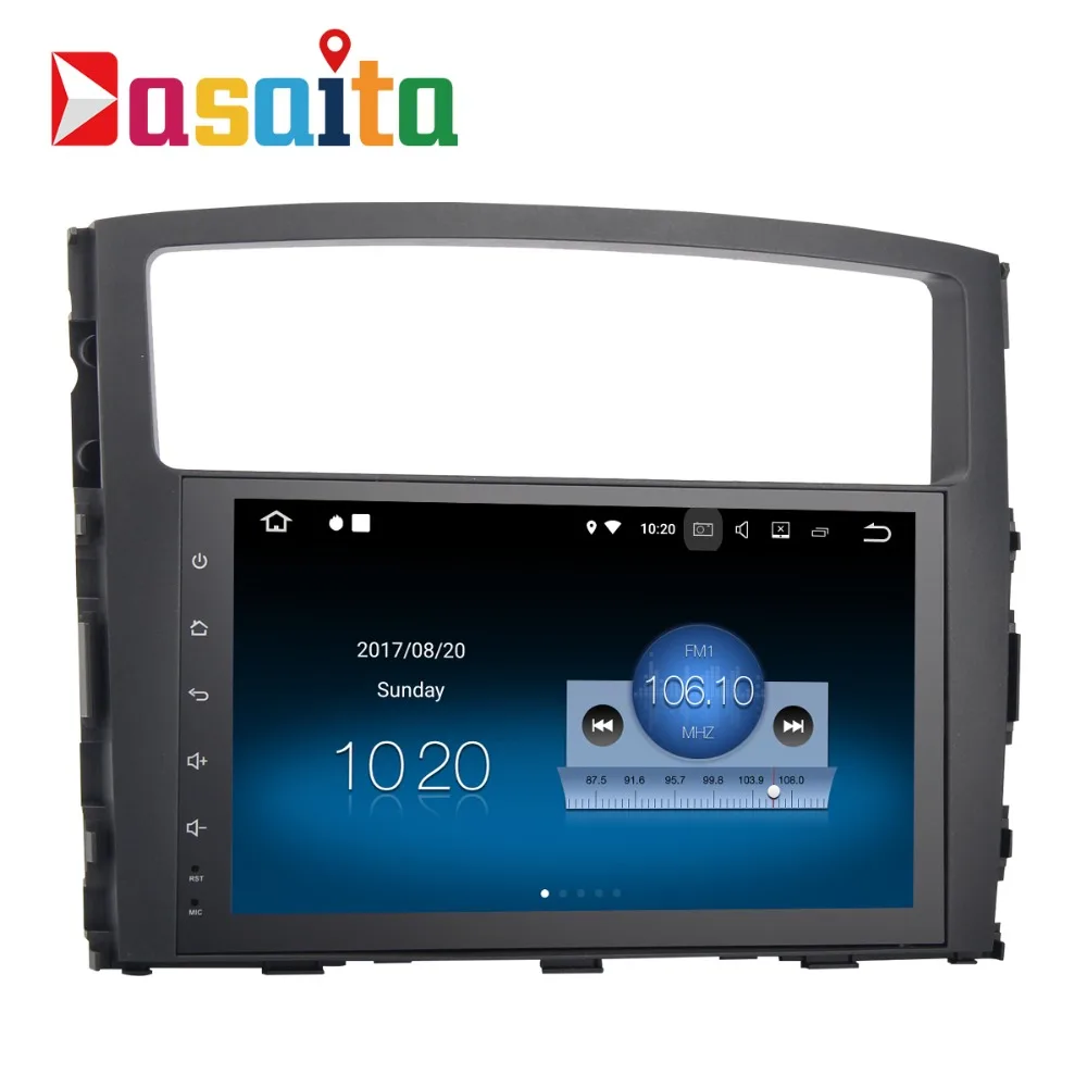 Dasaita 9 &quotAndroid 8 1 автомобиля gps плеер Navi для Mitsubishi Pajero V97 V93 2006 2011 с 2 Гб + 16 ГБ 4 ядра