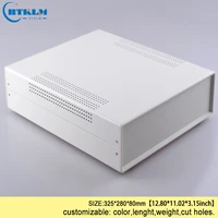 iron power supply box electrical connector enclosure diy wire connection box iron project enclosure instrument case 32528080mm