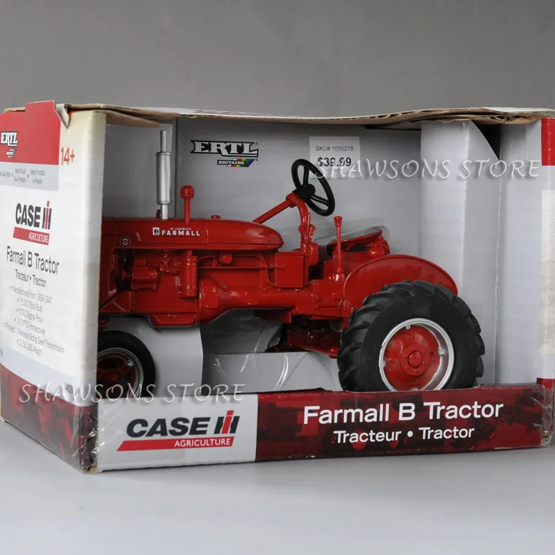 1:16 литая металлическая модель грузовика игрушки Ertl Farmall B трактор Реплика коллекция