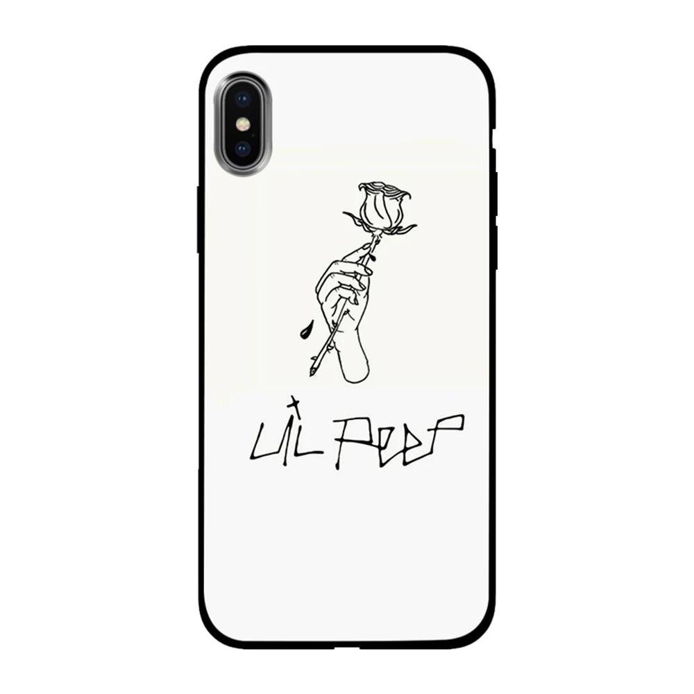 Funy and cute Lil Peep Мягкий чехол из ТПУ для Apple iPhone 6 6S 7 8 Plus 5 5S SE X XS MAX XR силиконовые