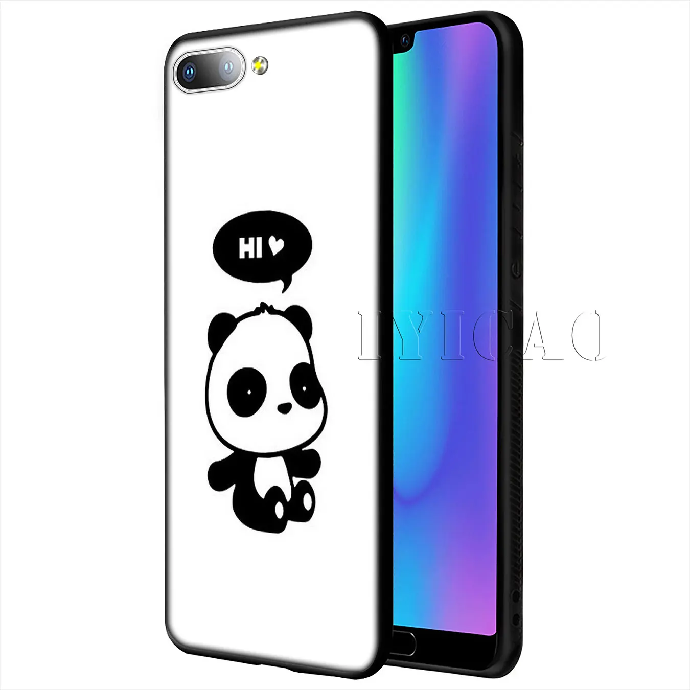IYICAO Милый Панда Новинка Мягкий силиконовый чехол для телефона Huawei Y9 Y7 Y6 Prime 2019 Honor