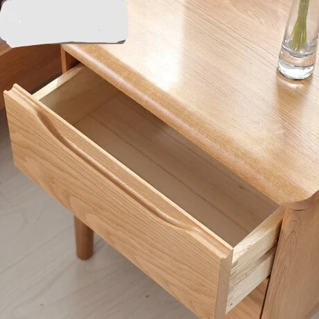 Nightstands Bedroom Furniture oak solid wood bedside table night stand mesitas de noche side minimalist modern 42*40*50cm 