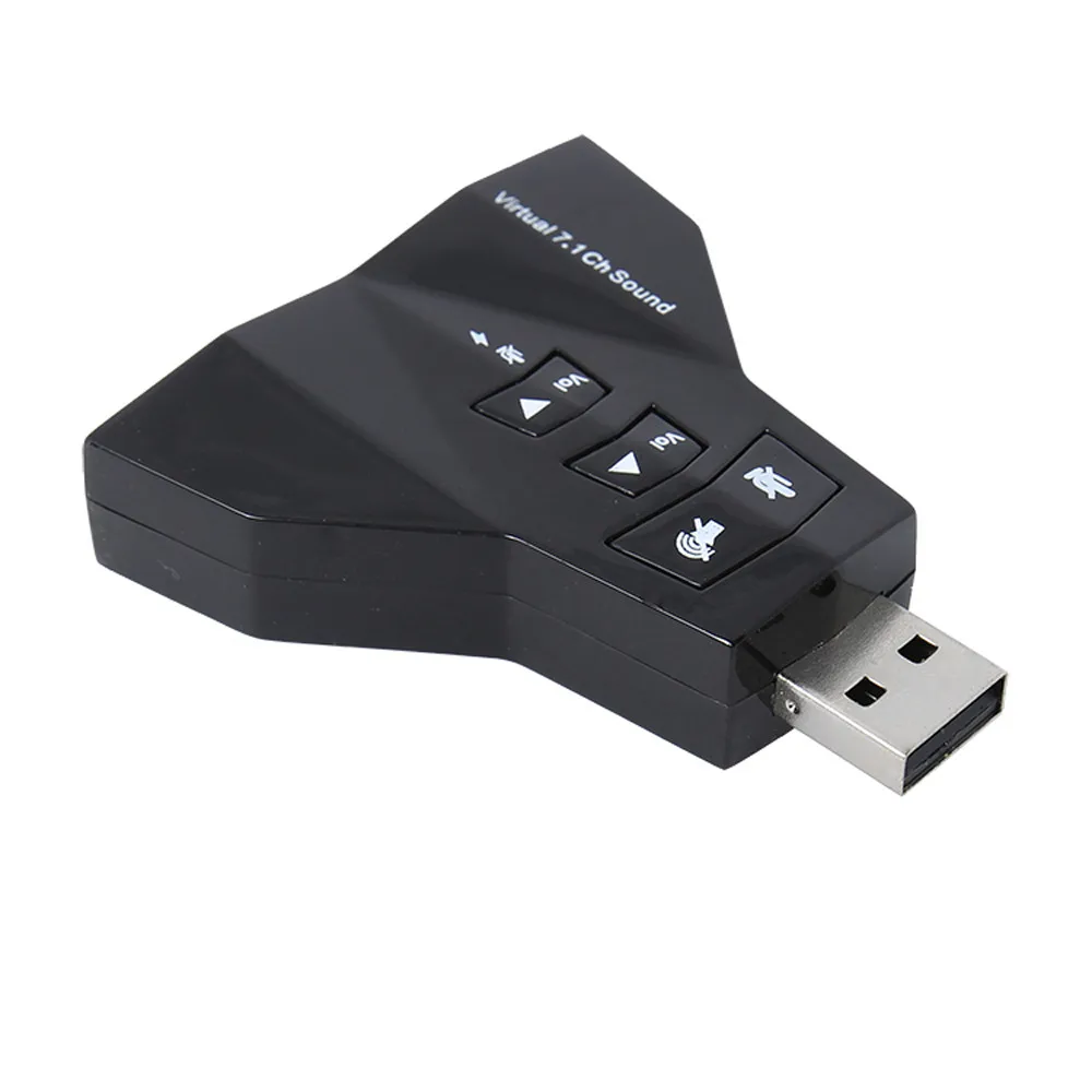 Hiperdeal новый высокий 7 1 CH канал USB 2 0 3D Звуковая карта адаптер микрофон динамик