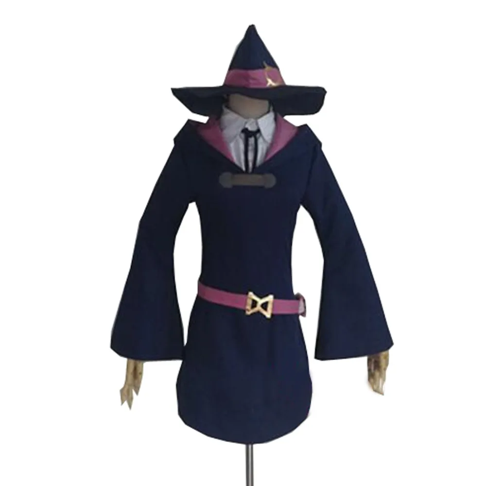 2017 Anime Little Witch Academia figure Lotte Yanson Akko Kagari Diana Cavendish cosplay costume Full set New