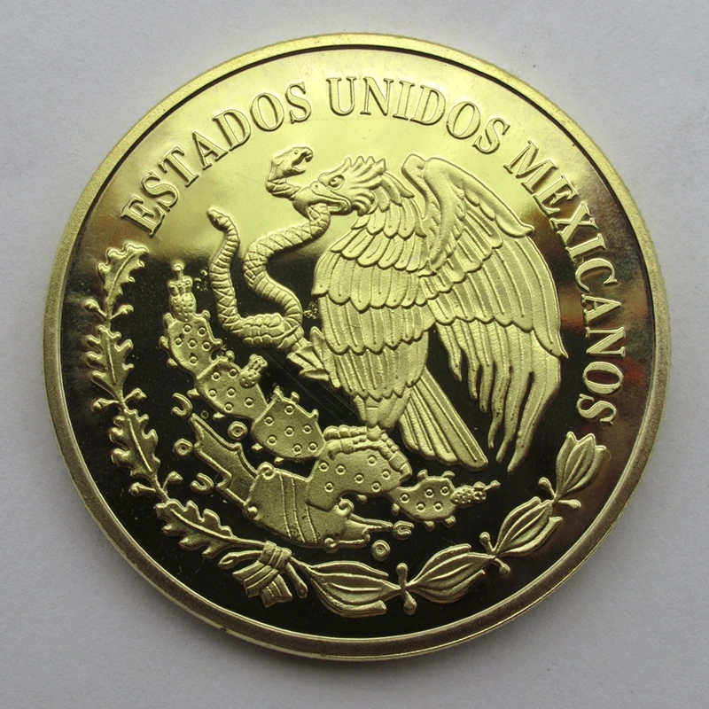 Мексика независимости 200 годовщина статуи Свободы золотые монеты сувенир