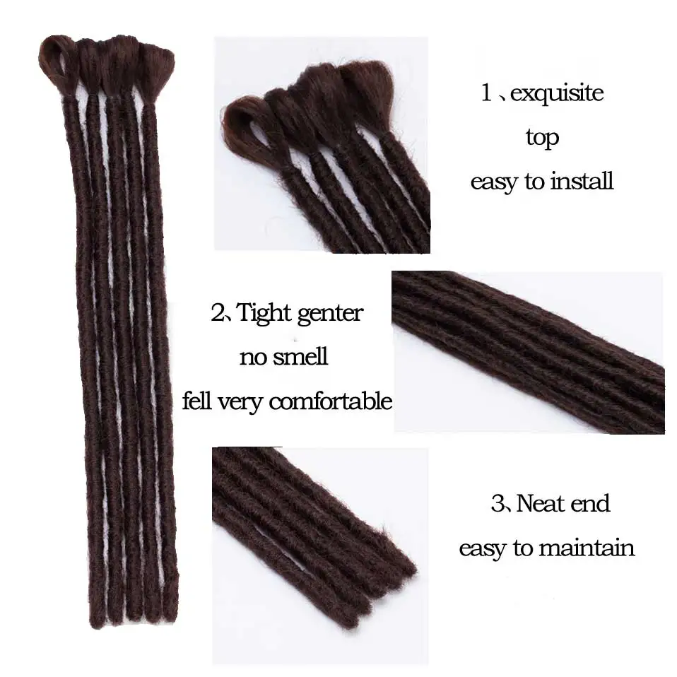 С noilite 12 &quotдюйма ручной дреды расширения модные вязаный крючком косы в стиле хип