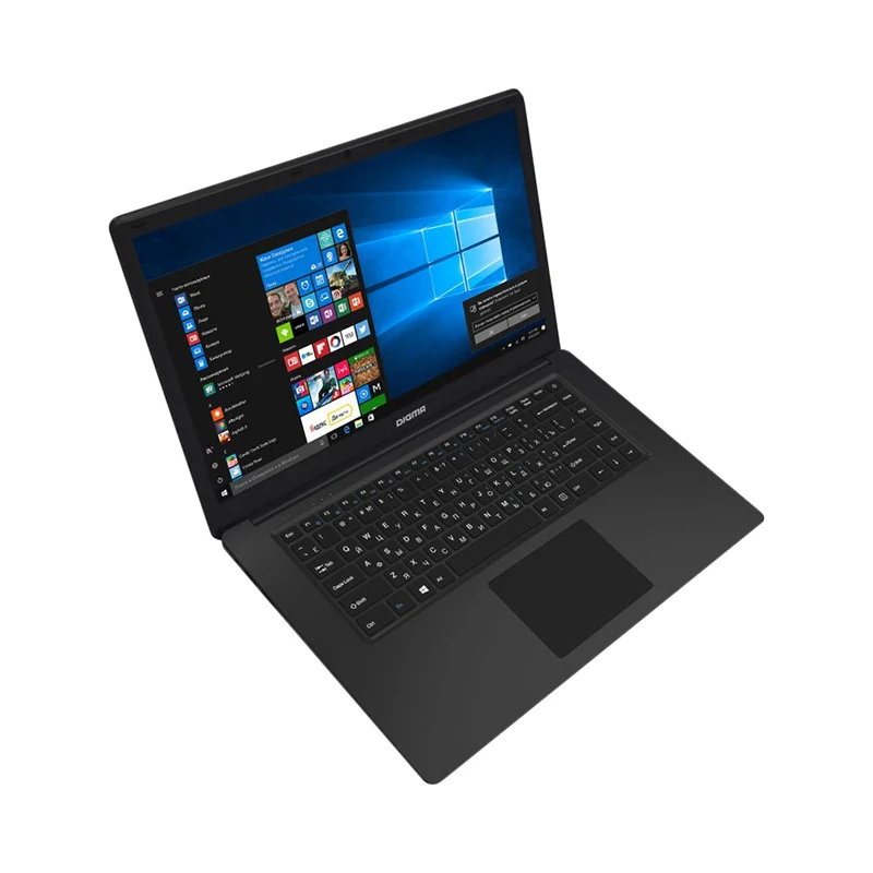 Ноутбук Digma CITI E602 15.6"/Celeron N3350/2Gb/32GbSSD/Intel HD400/WiFi/BT/Win10HomeML/black (ES6019EW) | Компьютеры и