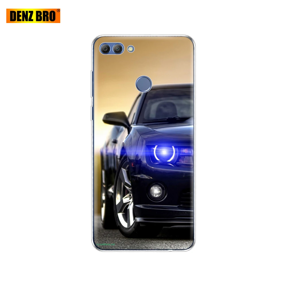 61901 Чехол для huawei P smart Enjoy 7 S, Мягкий ТПУ силиконовый чехол на заднюю панель, чехол для телефона 360, полный защитный прозрачный чехол с рисунком, бампер - Цвет: 61901