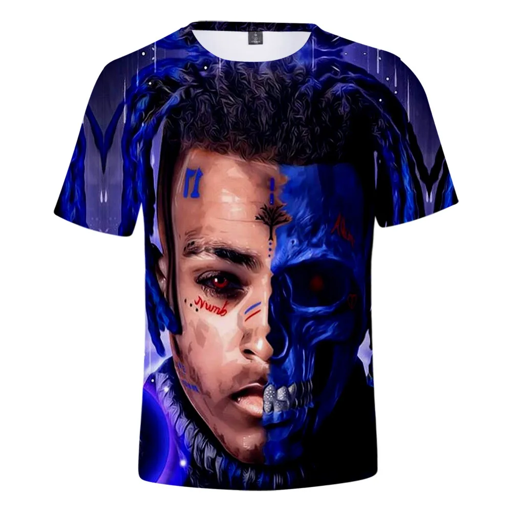 3D Xxxtentacion футболка для мужчин и женщин певица Rip xxxtentacion в стиле хип хоп реперские