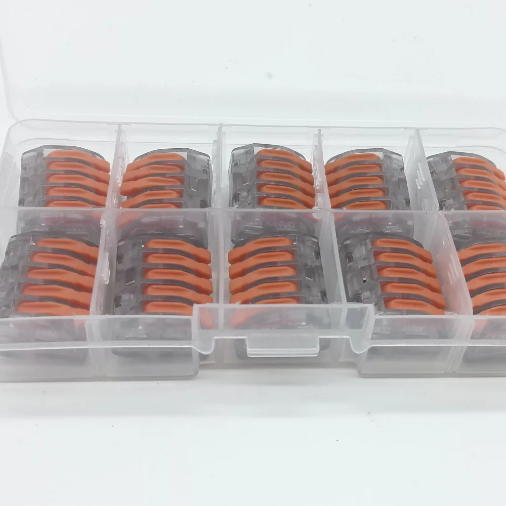 10 шт. прозрачные универсальные коннекторы для проводов 32 А|terminal block|block blockblock terminal