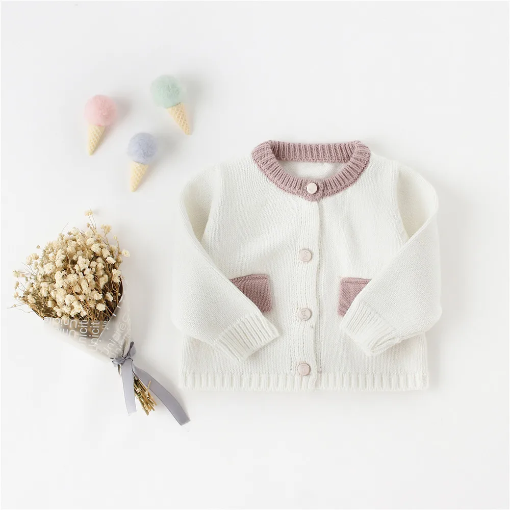 Infant Kids Clothing Sets Baby Autumn Knitwear Newborn Girls Knitted Coat Boys Clothes Knitting Romper Jumpsuit Outfit | Детская одежда