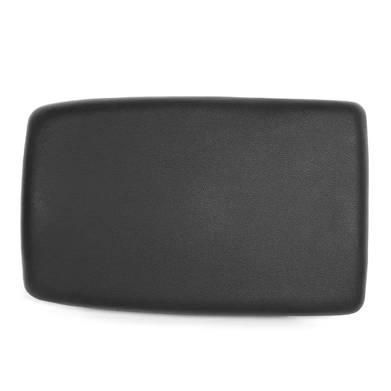Кожаная центральная консоль защитная накладка на подлокотник черный чехол для