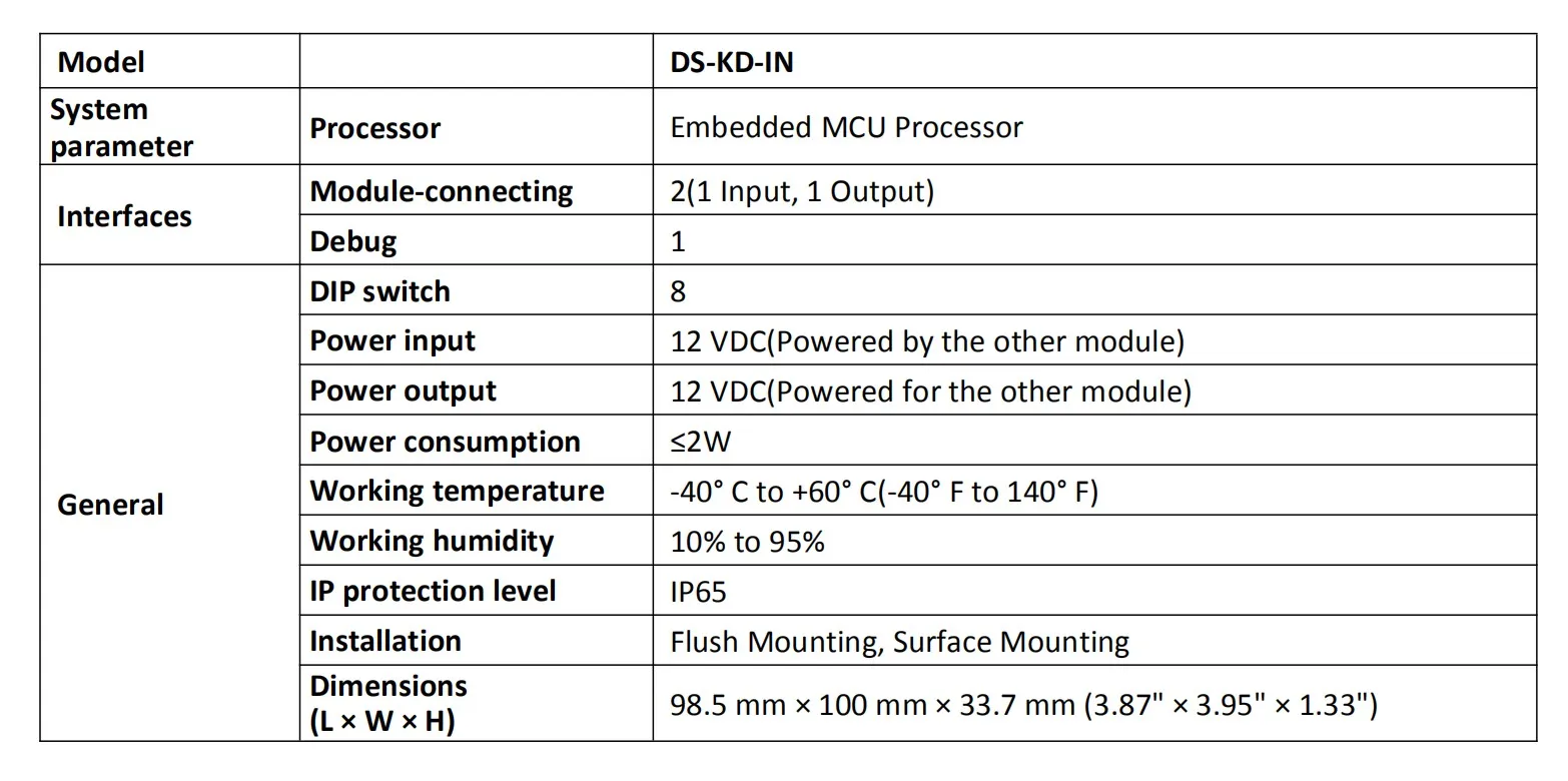 DS-KD-IN индикаторный модуль для DS-KD8003-IME1, IP дверной звонок части, видео домофон части, части контроля доступа, дверной звонок части