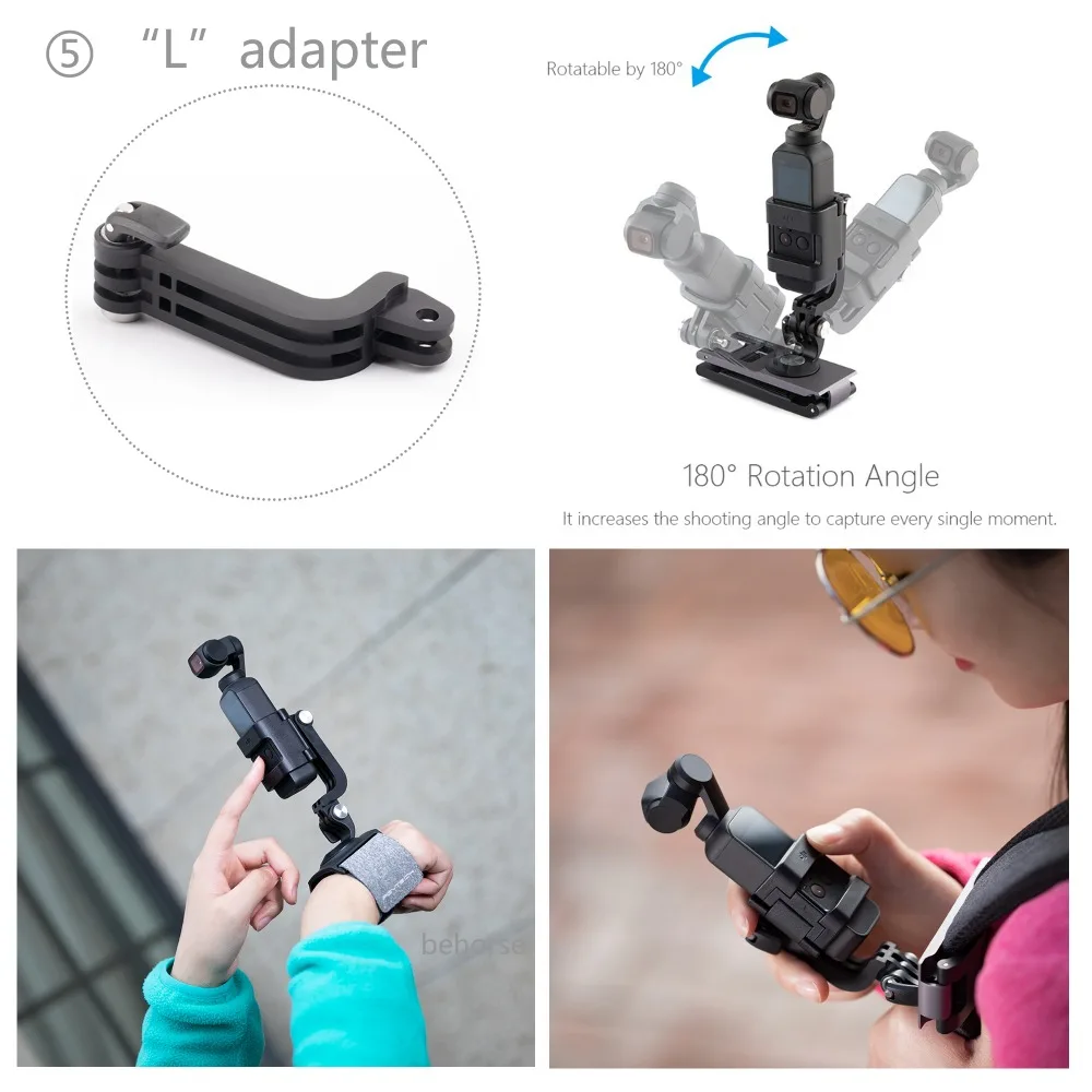 13 типов опционально PGYTECH DJI OSMO Карманный адаптер Держатель клип селфи палка штатив Экшн камера Gimbal аксессуары