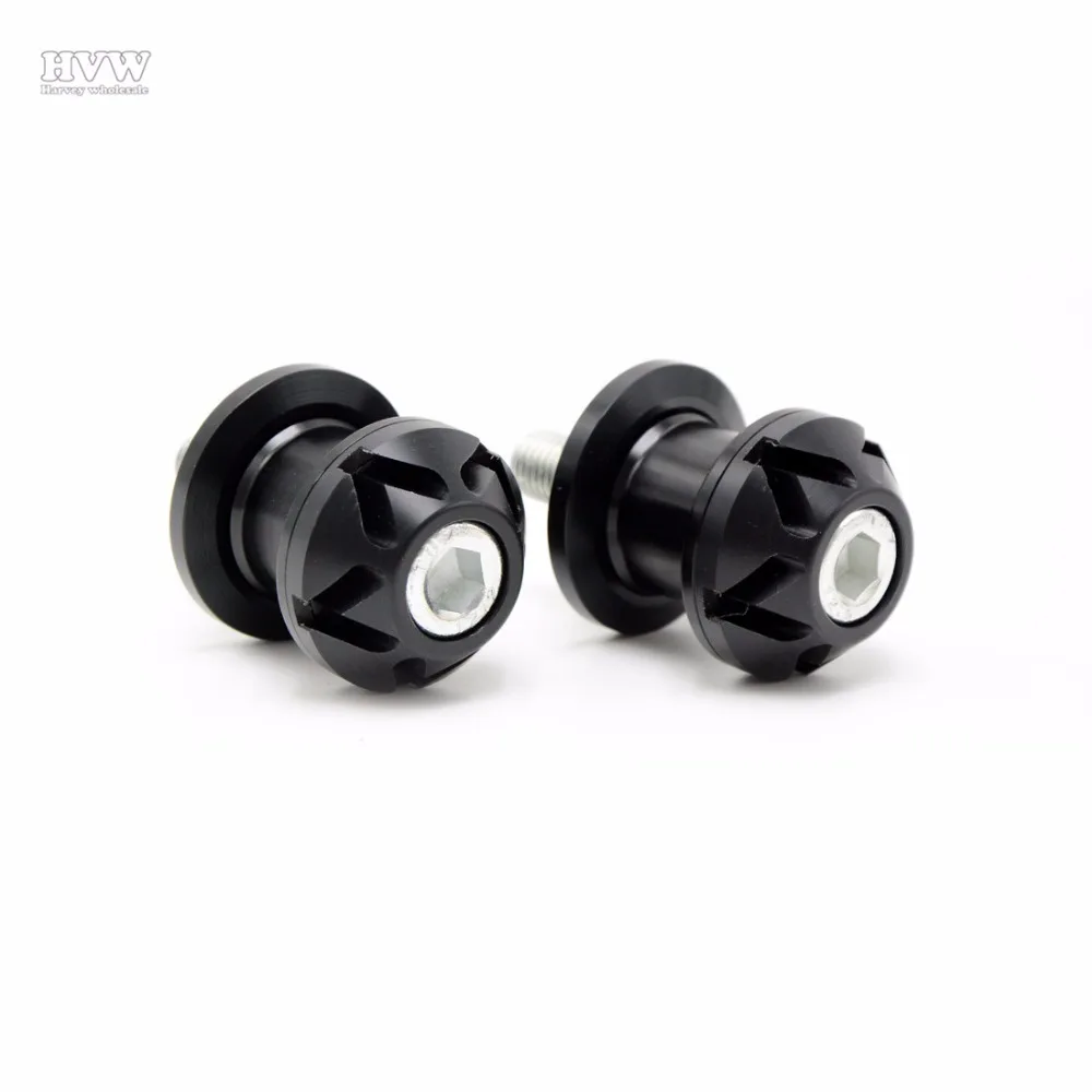2pcs 6mm 8mm 10mm Motorcycle Stand Screws CNC Swingarm Swing Sliders Spools universal For Yamaha Tmax 500 530 XJR 400 | Автомобили и
