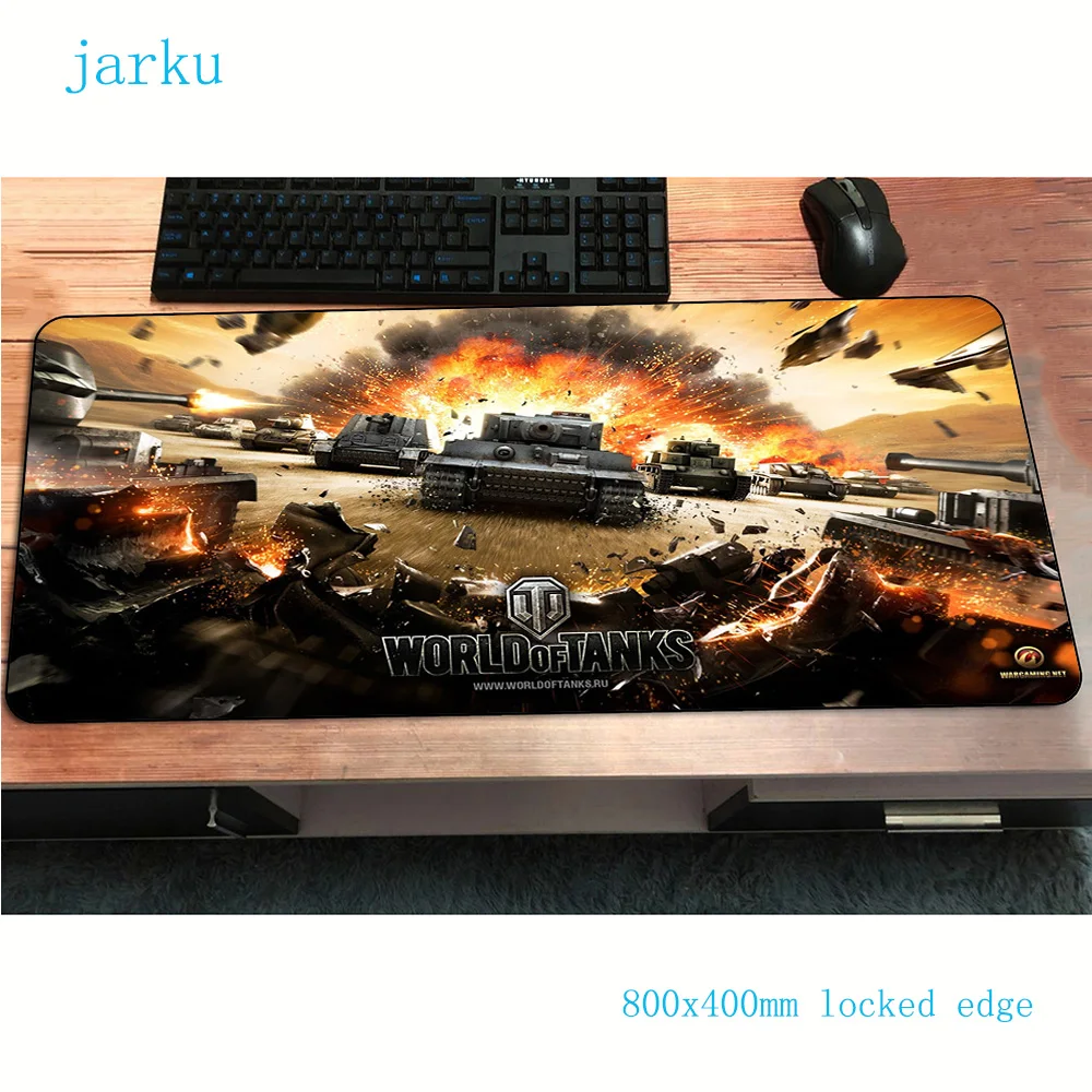 Игровой коврик для мыши world of tanks HD печать 800x400x3 мм игровой большой ноутбука ПК