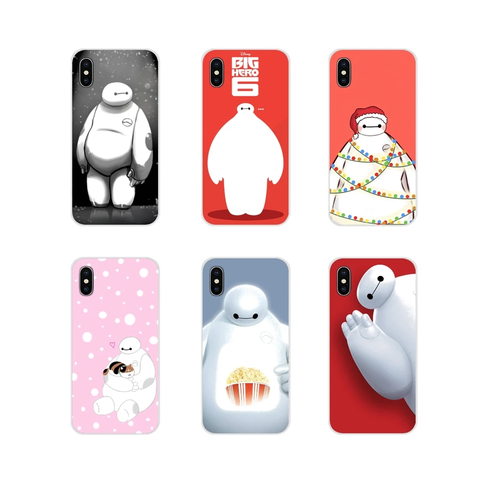 Аксессуары чехлы для телефонов Baymax Big Hero Xiaomi Mi6 A1 5X 6X Redmi Note 5 5A 4X 4A 4 3 Plus Pro pocophone