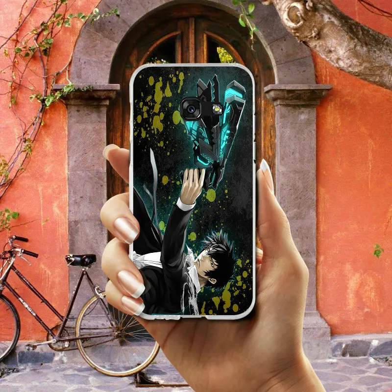 Чехлы для телефонов аниме Psycho Pass Прозрачный Силиконовый ТПУ Samsung Galaxy S2 S3 S4 S5 Mini S6 S7