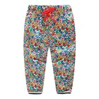 Штаны спортивные детские, на веснуосень, с цветочным принтом