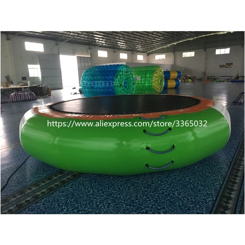 Продажа Надувной водный морской батут на заказ, плавающий батут для отдыха на воде, надувные игры, распродажа водного Батута