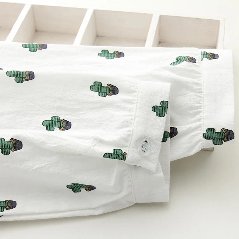 Женская льняная блузка Dioufond повседневная хлопковая рубашка с длинными рукавами