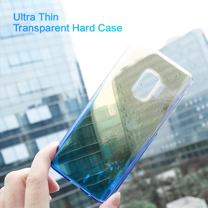 FLOVEME Case For Samsung Galaxy S9 S8 Luxury Blue Ray Cases Plus S7 S6 Edge Mobile Phone Bag Cover |