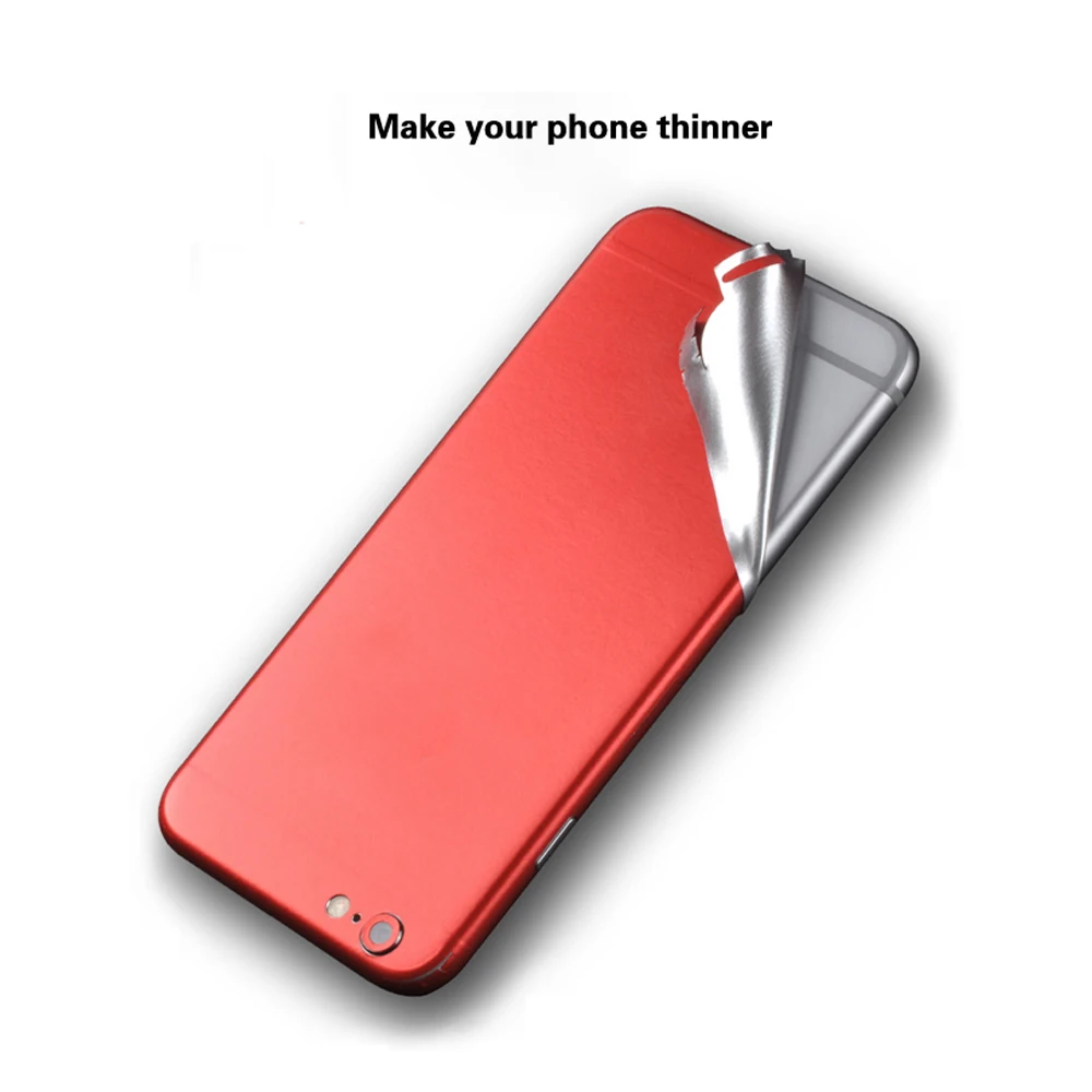 Прочный ПВХ телефон наклейка s для iPhone 8 6S 7 Plus задняя защитная пленка XS X клей Pegatinas