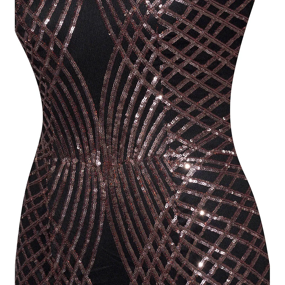 Spendflower женские без бретелек Милая Кружева Русалка коричневый блёстки черные