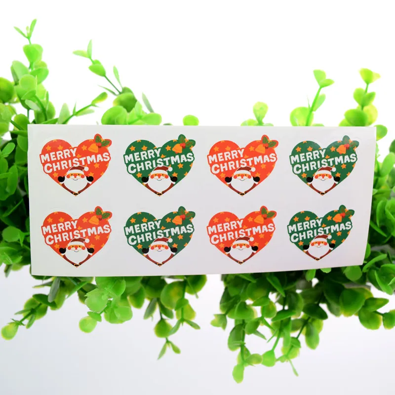 Герметизирующая наклейка для скрапбукинга ручная работа с сердцем Рождеством