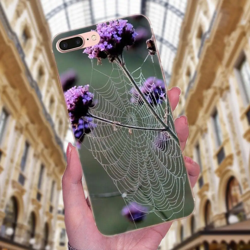 Дизайнерская фиолетовая Цветочная Мандала для Apple iPhone X XS Max XR 4 4S 5 5C 5S SE 6 6S 7 8 Plus