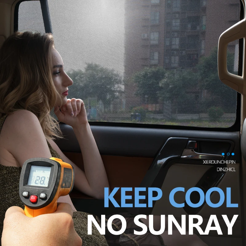 4 шт. или 2 магнитные Автомобильные Боковые окна солнцезащитные сетчатые