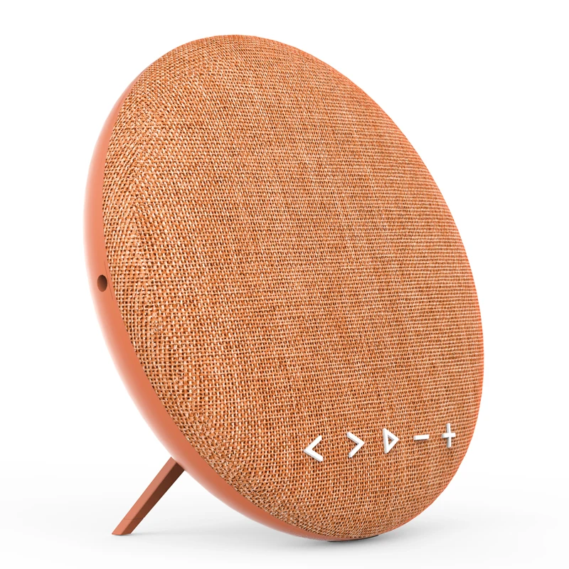 Тканевый Bluetooth динамик портативный беспроводной круглый громкоговоритель звук с поясом 4000 мАч книжная полка для помещений музыка TF AUX звуковая коробка