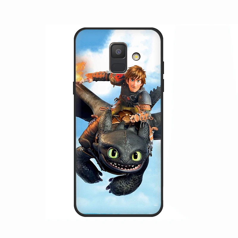 B10 Дракон Беззубик мягкий чехол для мобильного телефона чехол для samsung Galaxy A6 7 8 9 A10 30 40 50 70 J6 - Цвет: B10