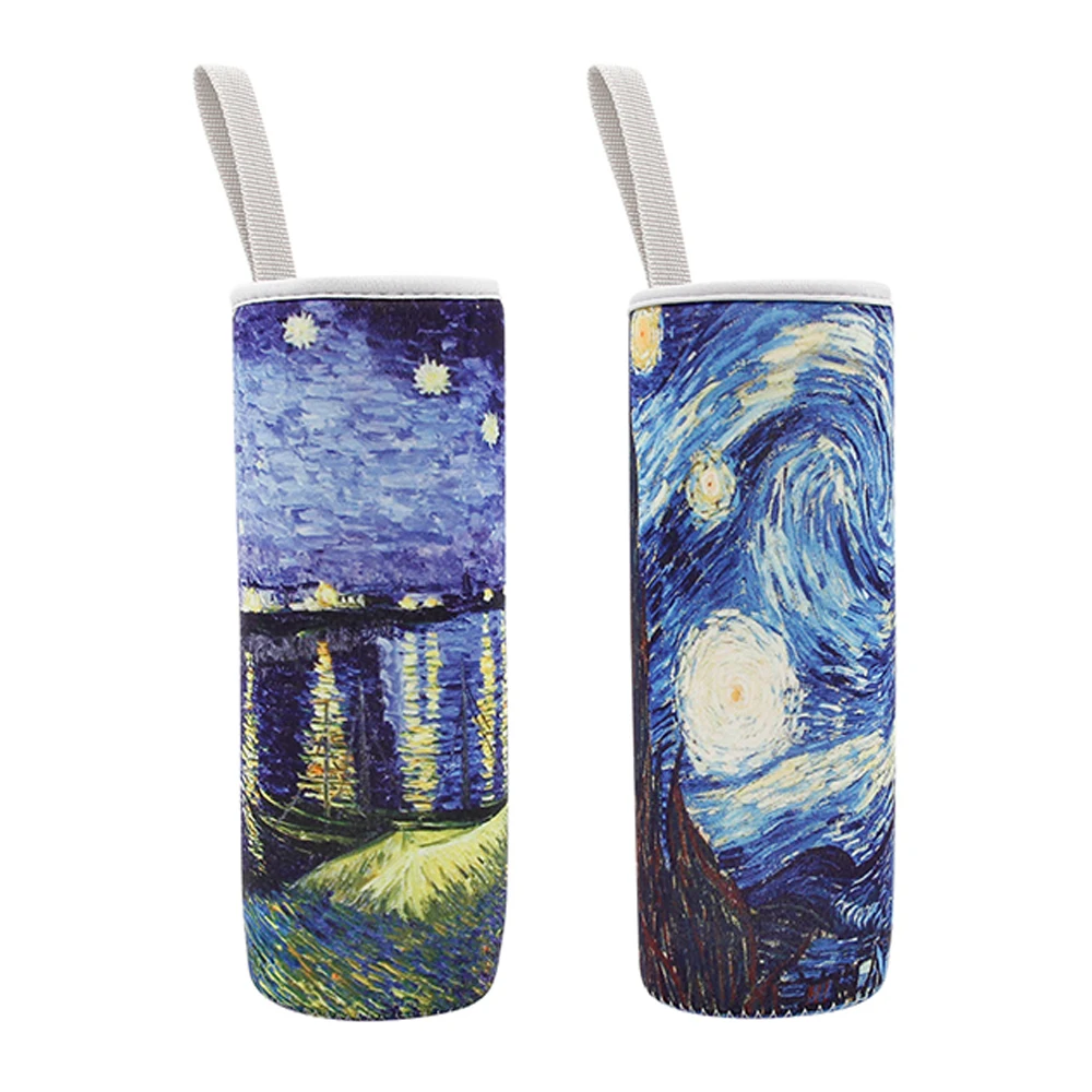 2 шт./лот размер L теплоизоляция неопрен пивной охладитель чашка набор 500 мл