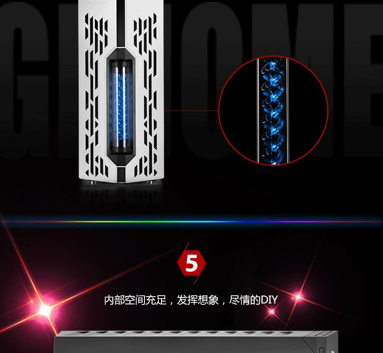 Корпус с водяным охлаждением DEEPCOOL virus ATX встроенный боковой Чехол с водяным охлаждением+ 360 радиатор с водяным охлаждением