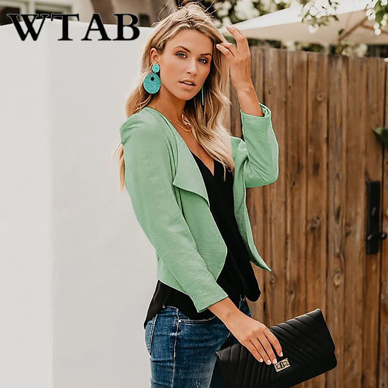 Куртка WTAB Женская хлопковая с отложным воротником S-XXL | одежда