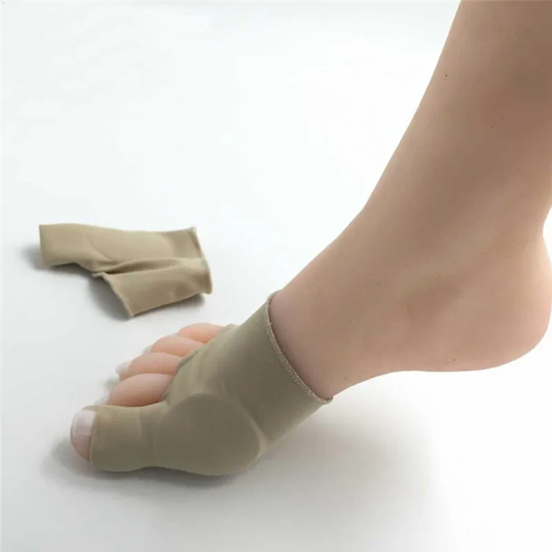 1 пара Bunion протектор Силиконовый гелевый рукав вальгусный корректор накладки