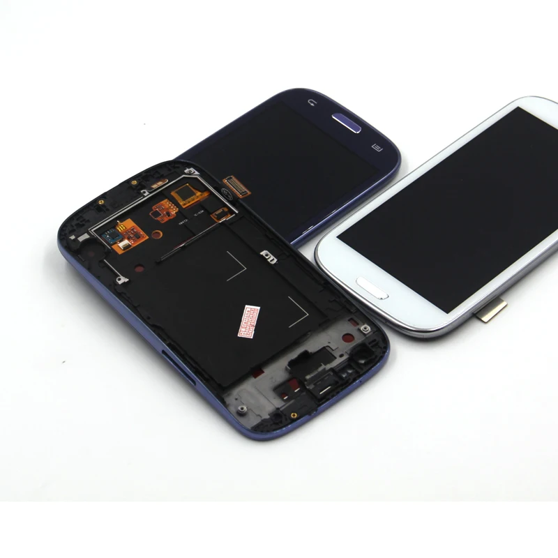 I9300 дисплей для SAMSUNG GALAXY S3 i9300 ЖК-дисплей сенсорный экран дигитайзер с рамкой Galaxy lcd