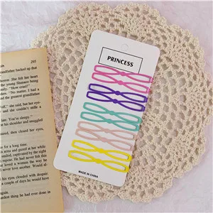 5colors-Big-bow Новое поступление(10 шт./упак.) Прекрасный ярких цветов заколка для волос милый зажим для волос заколки свежий волос боковые зажимы довольно аксессуары для волос - Цвет: 5colors-Big-bow
