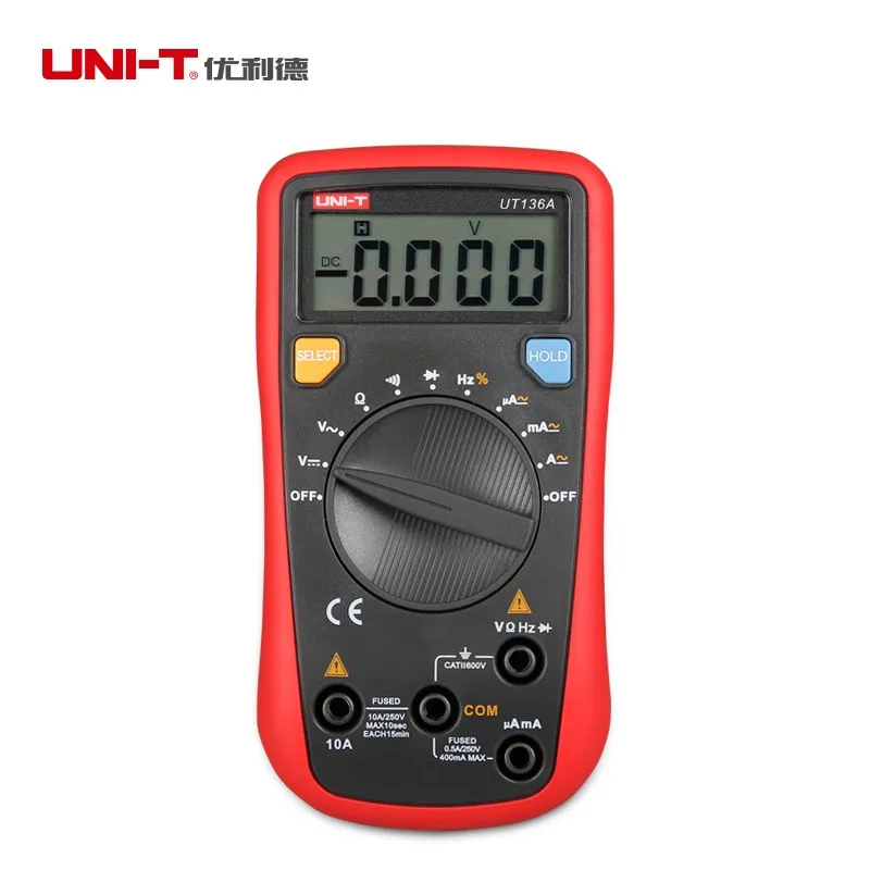 UNI-T ut136a LCR метр аналоговый мульти Тесты er Авто Диапазон удержания данных DMM Цифровой Мультиметры w/частота рабочий цикл Тесты