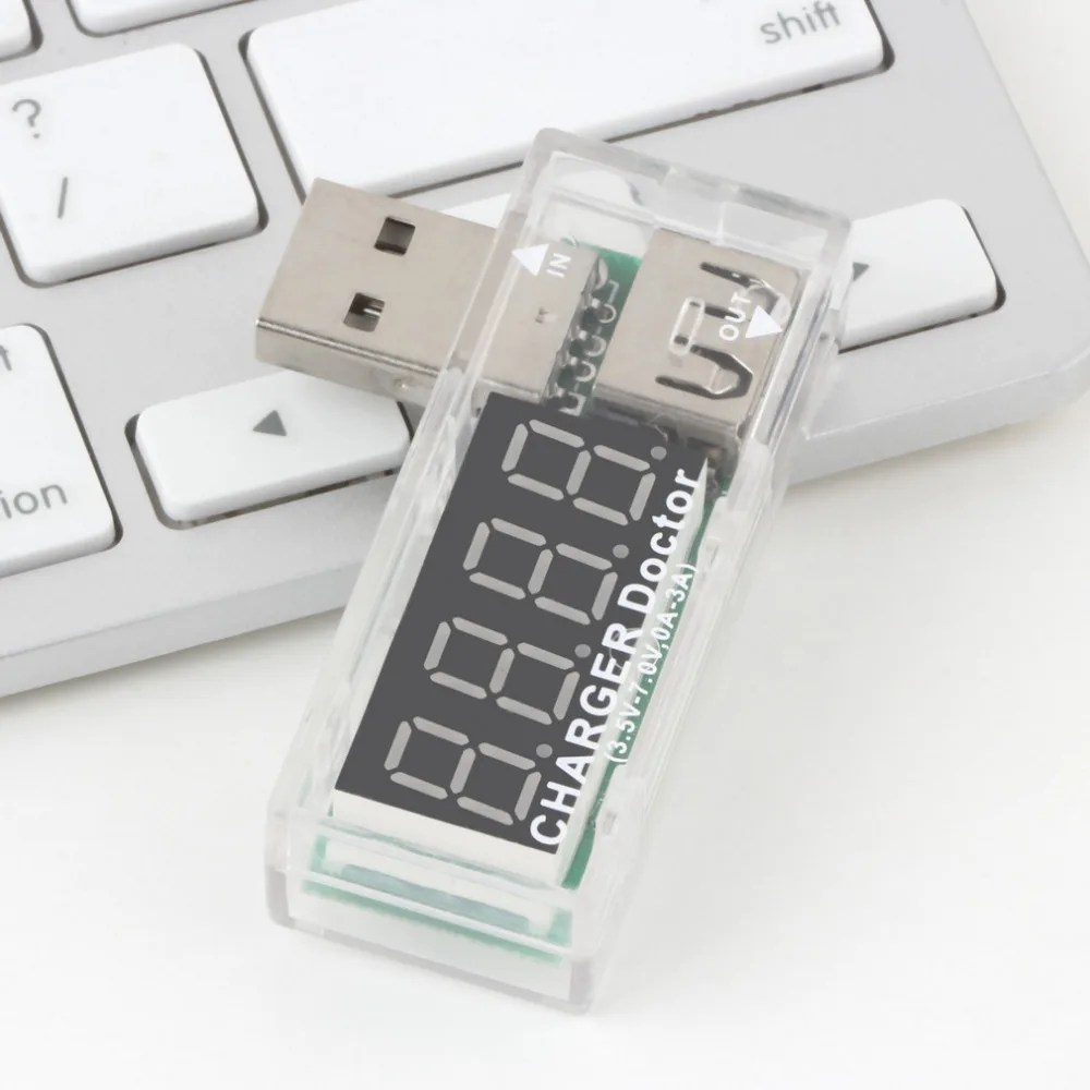 1 шт. USB зарядное устройство Доктор тестер аккумулятора телефона детектор