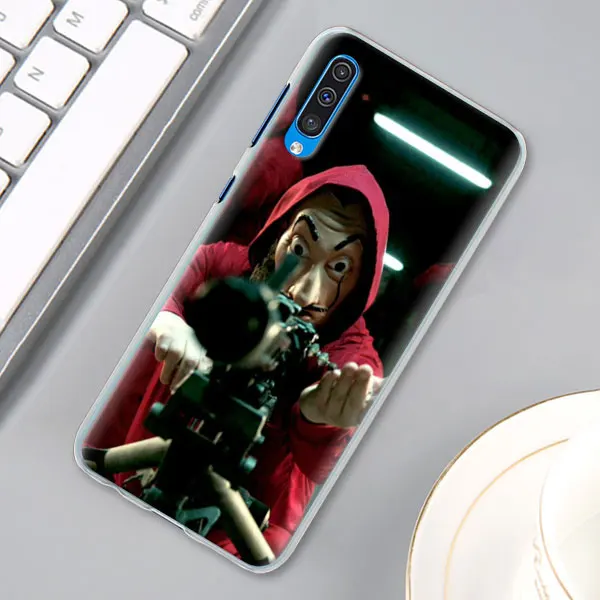 02 La Casa de papel чехол КРЫШКА ДЛЯ samsung Galaxy A30 A40 A50 A70 A6 A8 плюс A7 A9 M30 чехол для телефона Coque - Цвет: 02