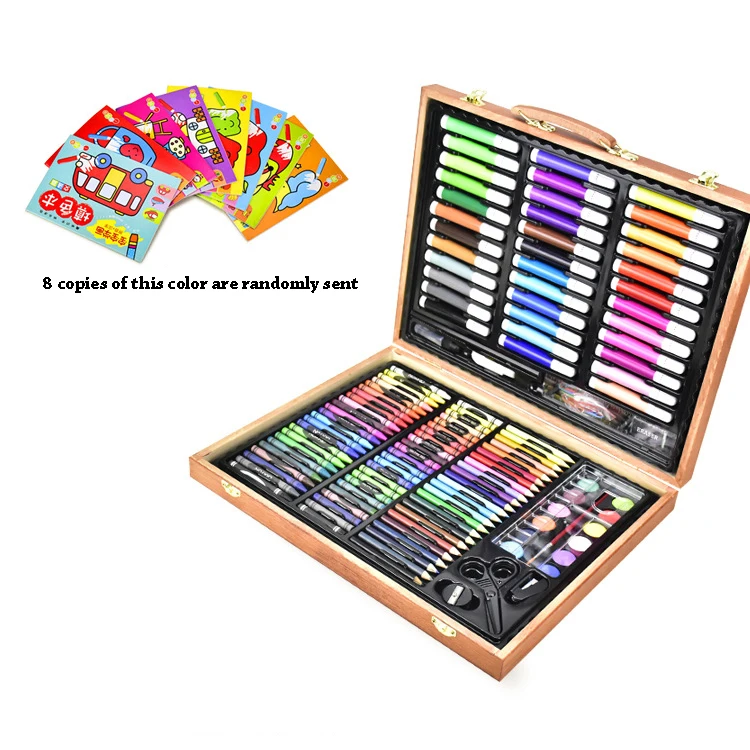 150 в 1 инструмент для рисования учеников большая подарочная коробка кисть