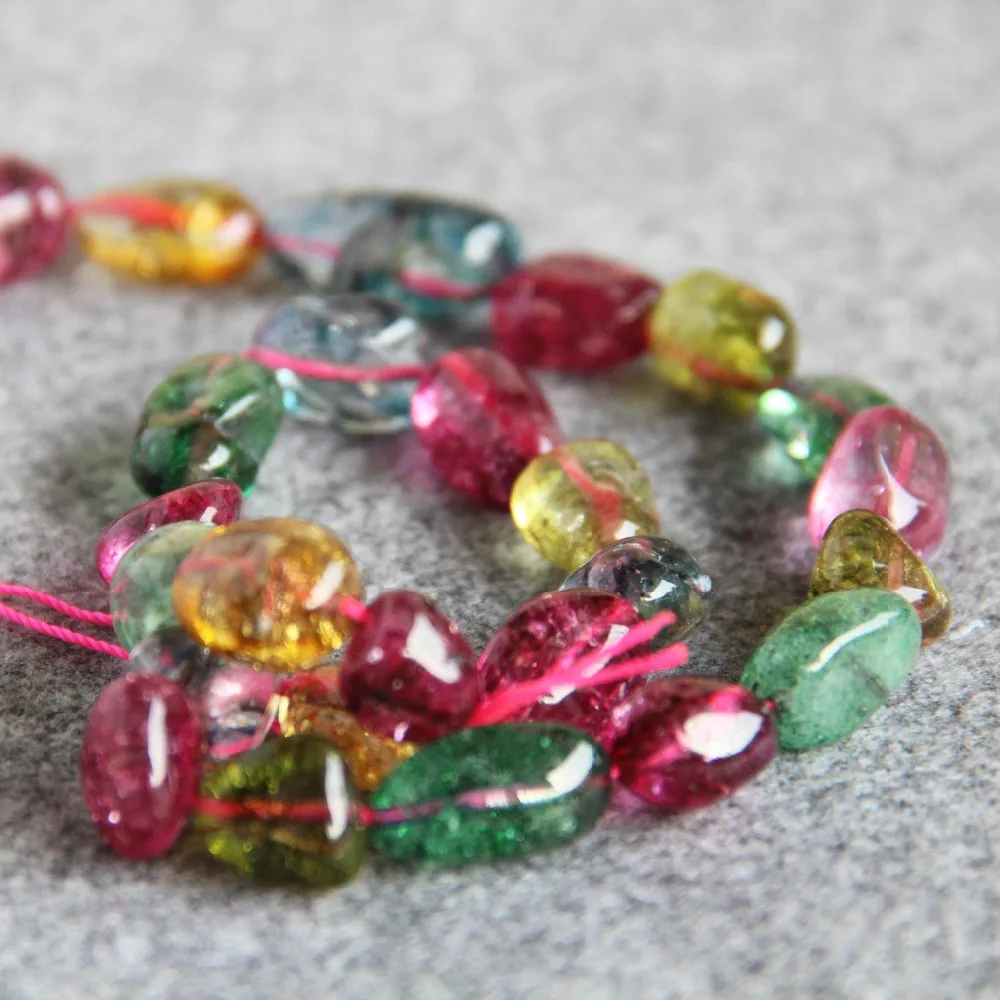 Бусины Из Натурального турмалина 12-16 мм | Украшения и аксессуары