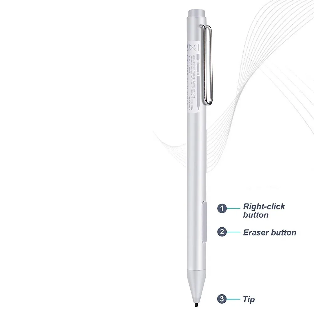 Активный стилус Surface с давлением 1024 для Microsoft Pro 6 Go 2017.