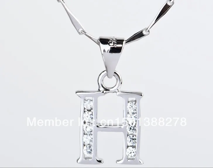 LETTER H 925 STERLING NECKLACE | Украшения и аксессуары