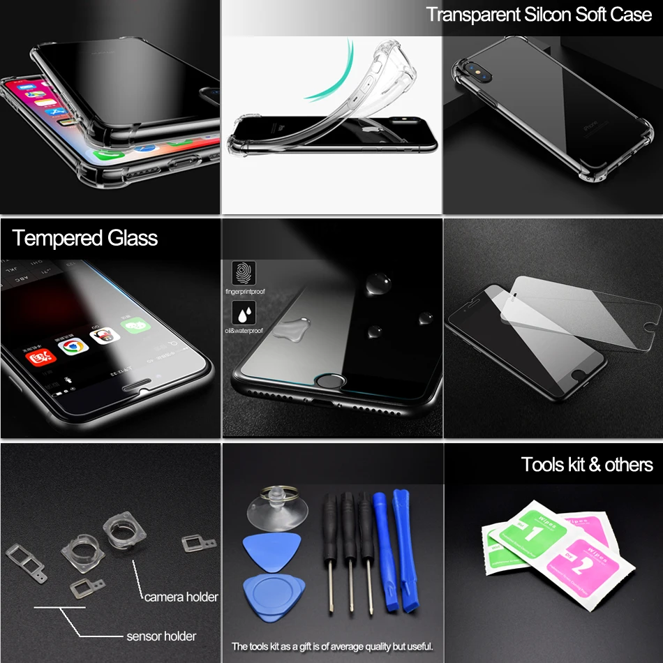 AAA + качество ЖК-дисплей для iPhone 5 Дисплей Сенсорный экран 5S Digitizer Замена 6 S сборки с