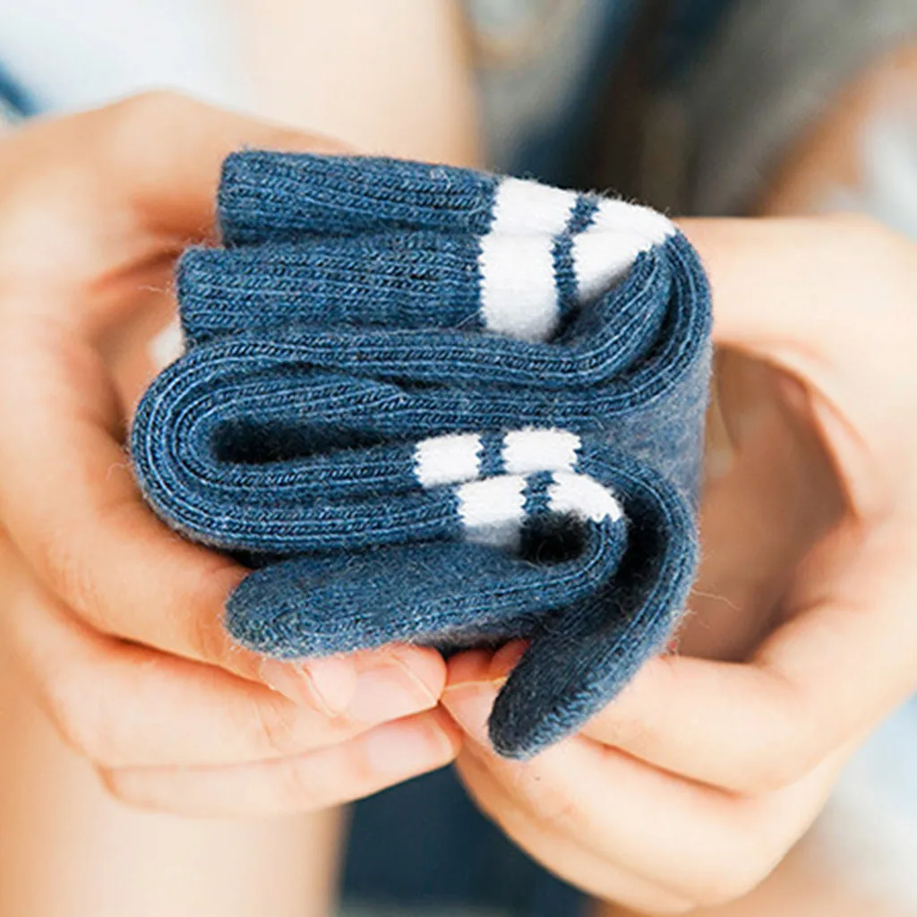 Женские носки с принтом Разноцветные пятью пальцами теплая шерсть забавные 1220 2019