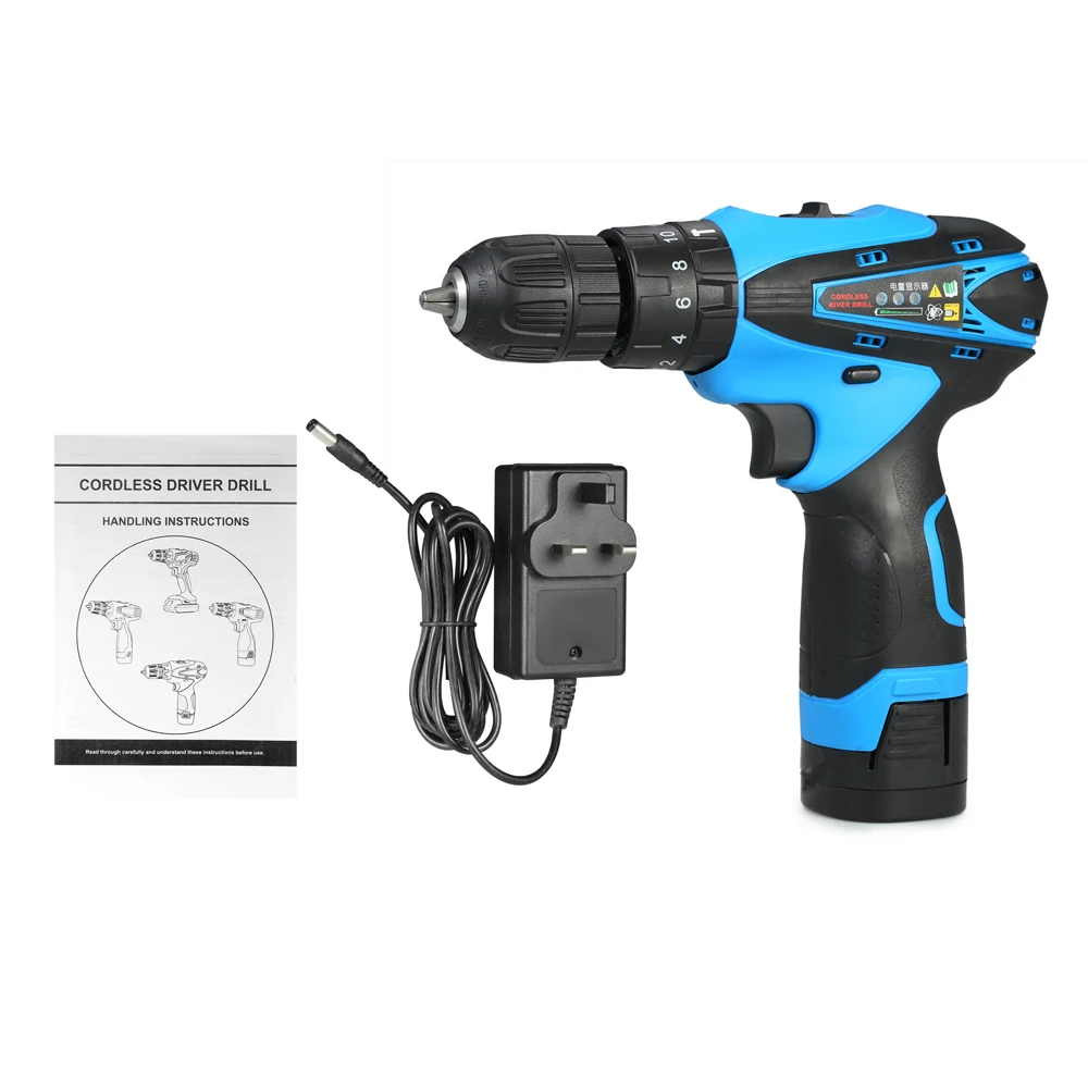 meterk 16.8V Lithium-Ion Two-speed Multi-functional Electric Cordless Drill Rechargeable Screwdriver with LED Light | Инструменты